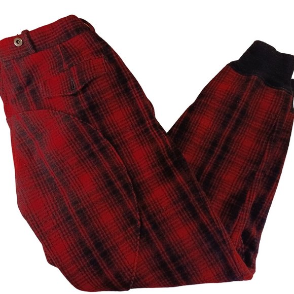Vintage Woolrich Hunting Buffalo Plaid Wool Pants Size 32